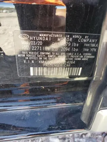 2020 HYUNDAI IONIQ LIMITED  