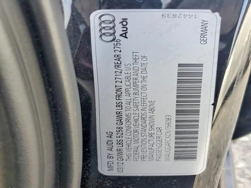 2012 AUDI A6 PREMIUM PLUS  