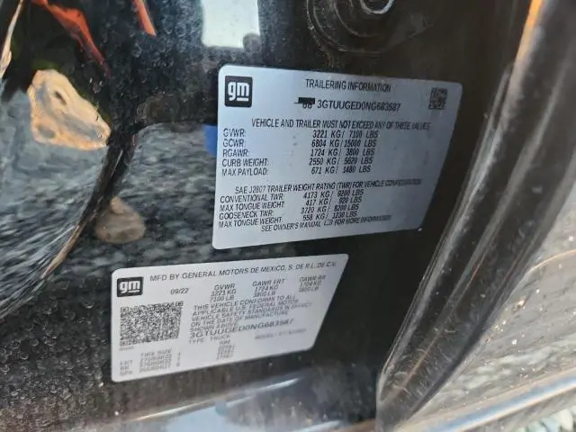 2022 GMC SIERRA K1500 DENALI  