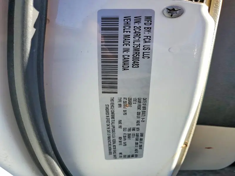 2021 CHRYSLER PACIFICA HYBRID TOURING L  