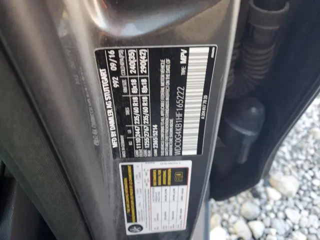 2017 MERCEDES-BENZ GLC 300 4MATIC  