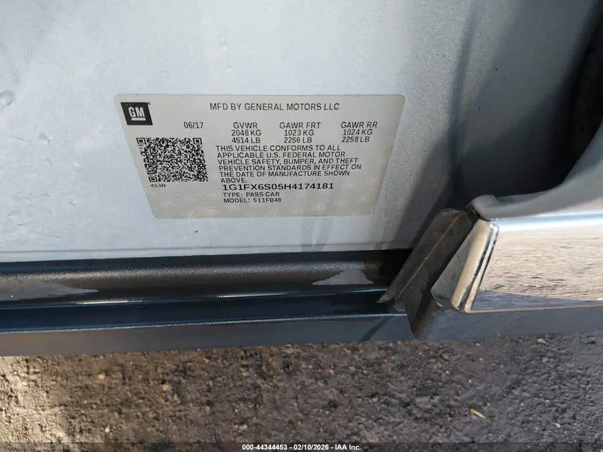 2017 CHEVROLET BOLT EV PREMIER