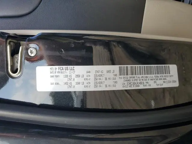 2018 CHRYSLER PACIFICA TOURING L  