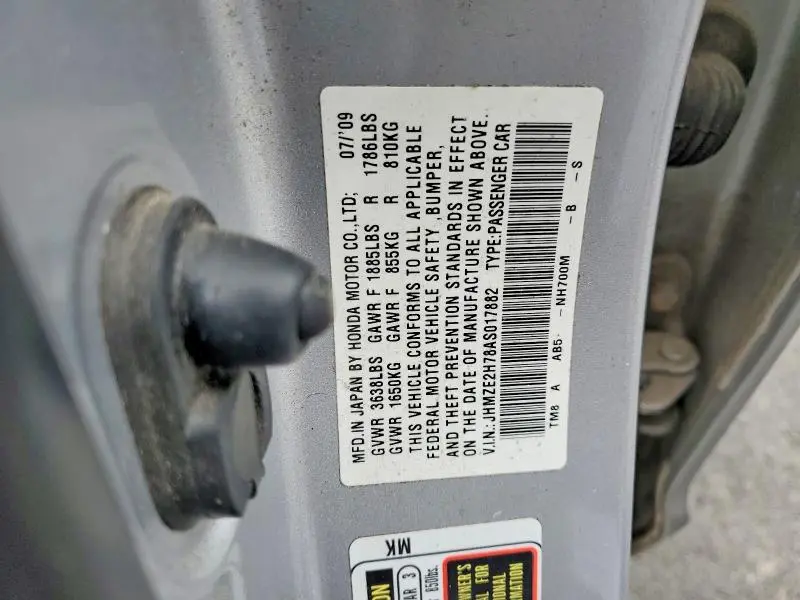 2010 HONDA INSIGHT EX  