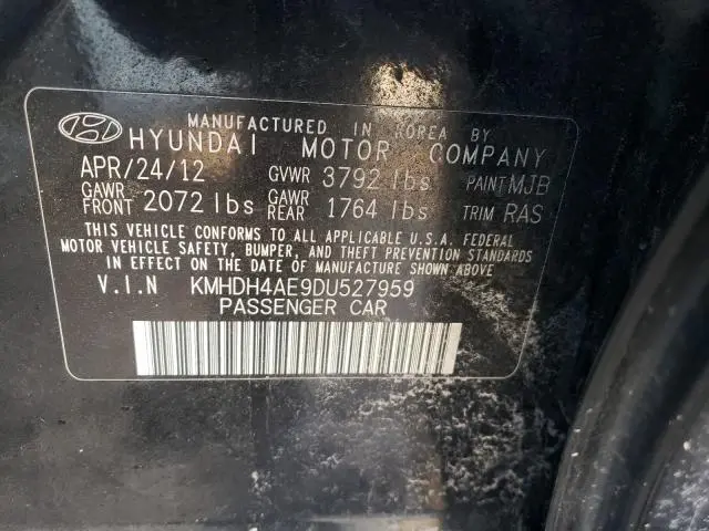 2013 HYUNDAI ELANTRA GLS