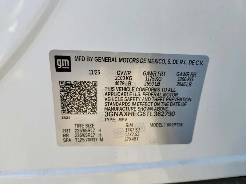 2026 CHEVROLET EQUINOX LT  