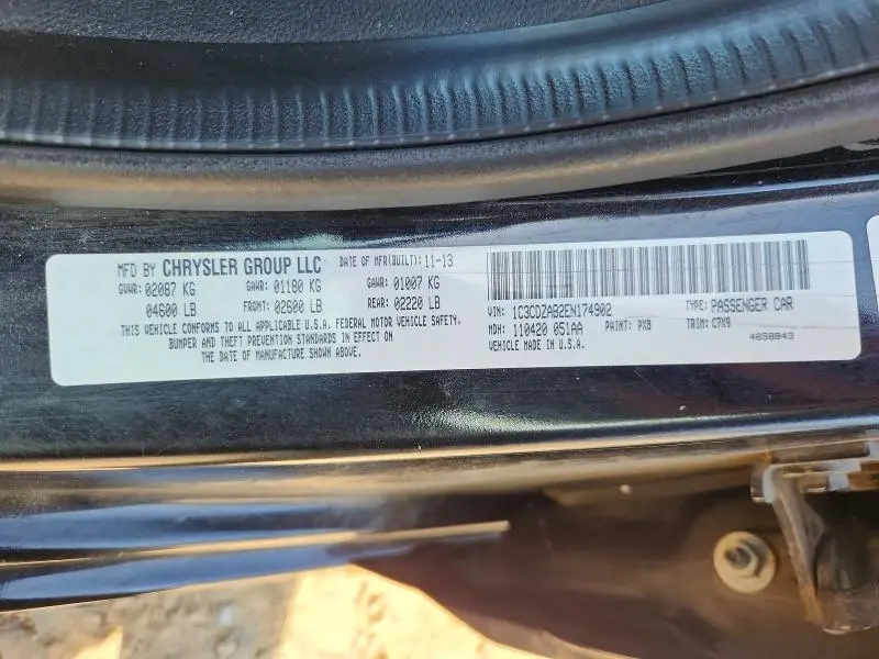2014 DODGE AVENGER SE  