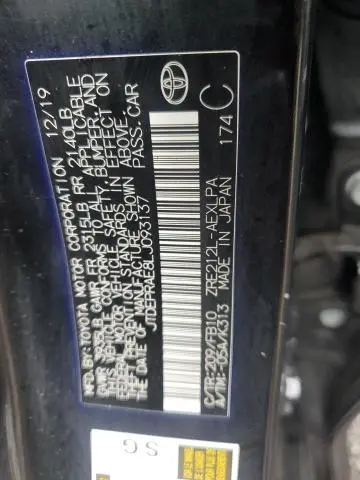 2020 TOYOTA COROLLA LE  