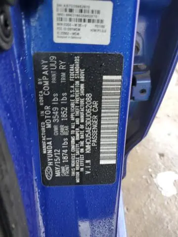 2013 HYUNDAI ACCENT GLS  