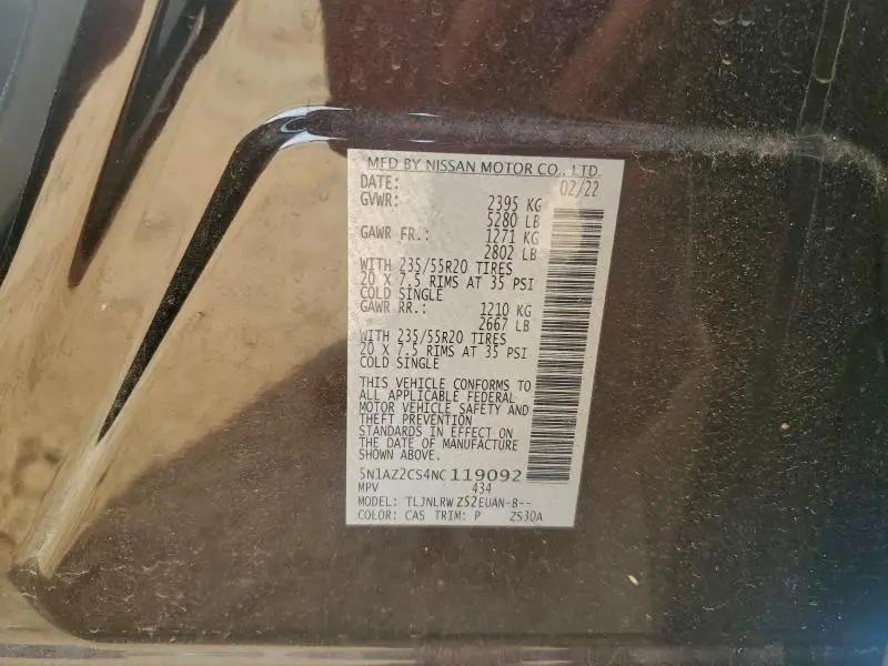 2022 NISSAN MURANO SL  