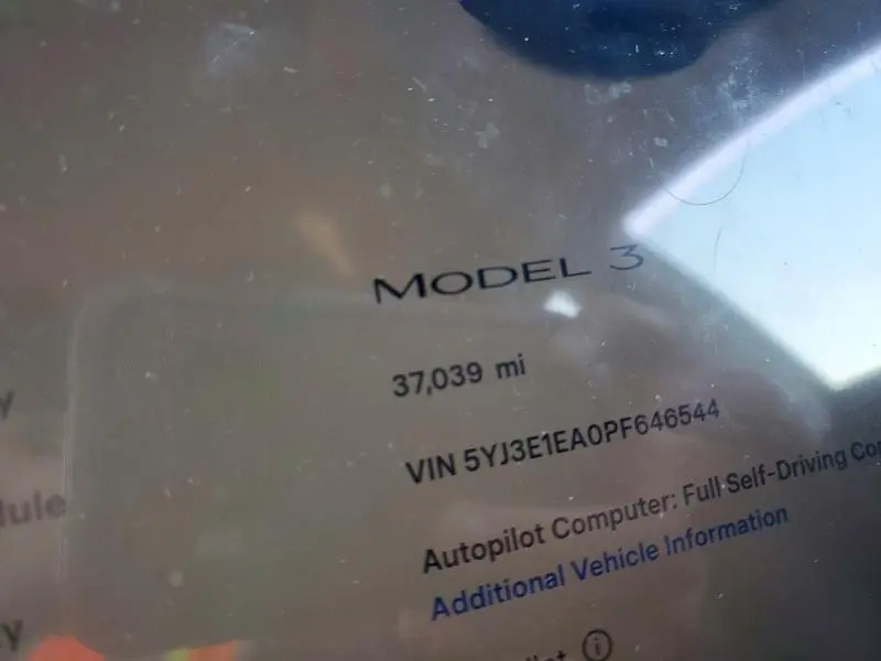 2023 TESLA MODEL 3   
