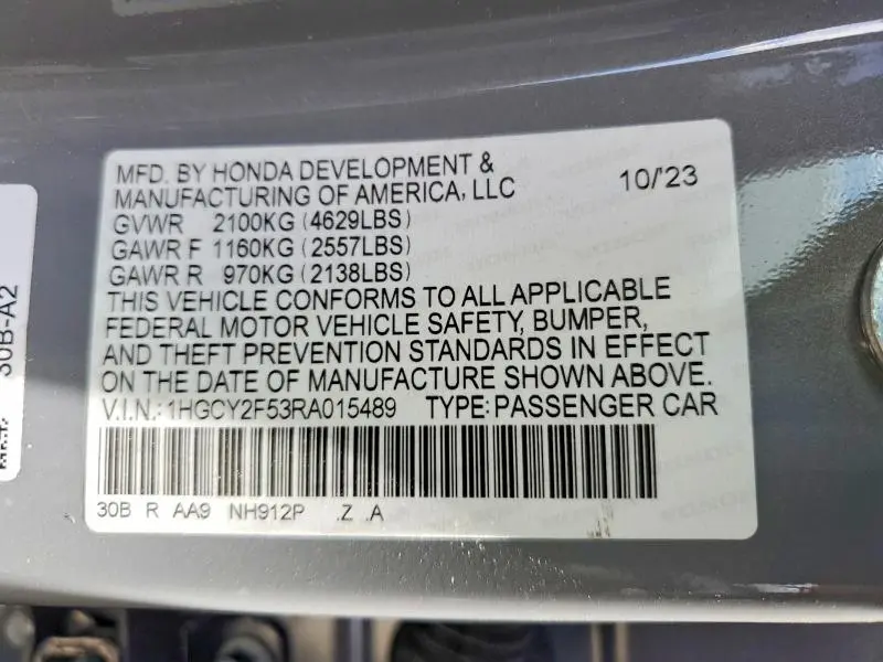 2024 HONDA ACCORD HYBRID SPORT  
