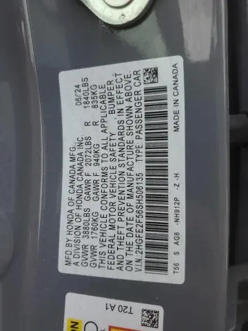 2025 HONDA CIVIC SPORT  