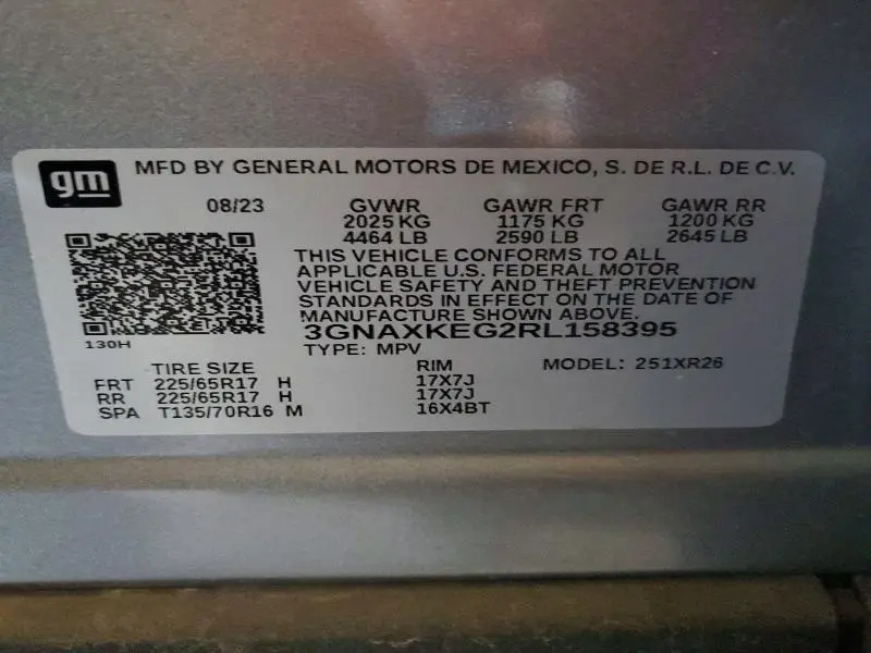 2024 CHEVROLET EQUINOX LT  
