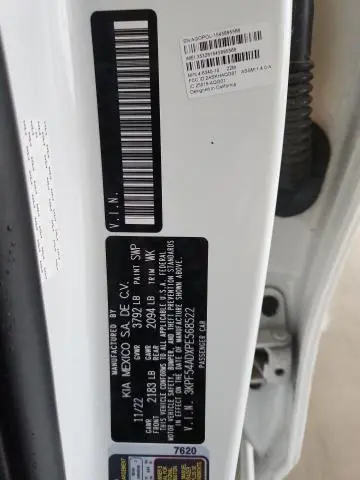 2023 KIA FORTE GT LINE  