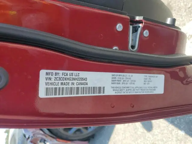 2022 DODGE CHARGER GT  