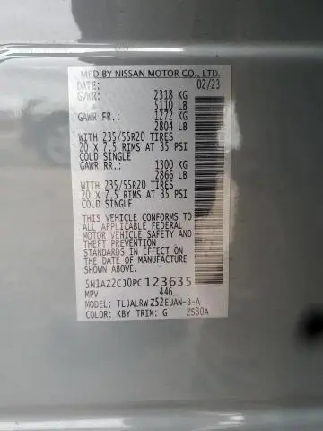 2023 NISSAN MURANO SL  