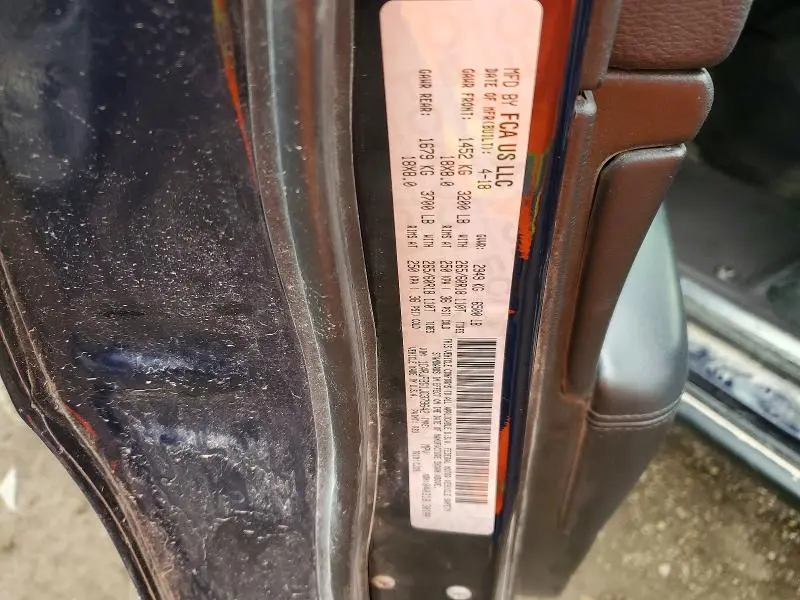 2018 JEEP GRAND CHEROKEE LIMITED  