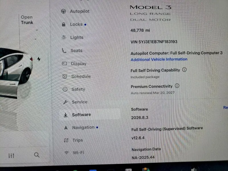 2022 TESLA MODEL 3   