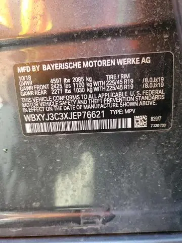 2018 BMW X2 SDRIVE28I  