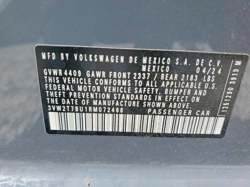 2024 VOLKSWAGEN JETTA GLI AUTOBAHN  