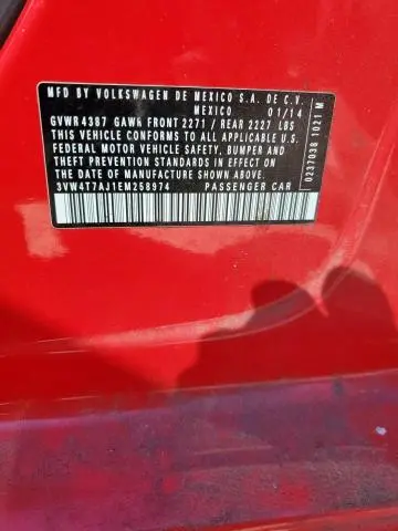 2014 VOLKSWAGEN JETTA GLI  