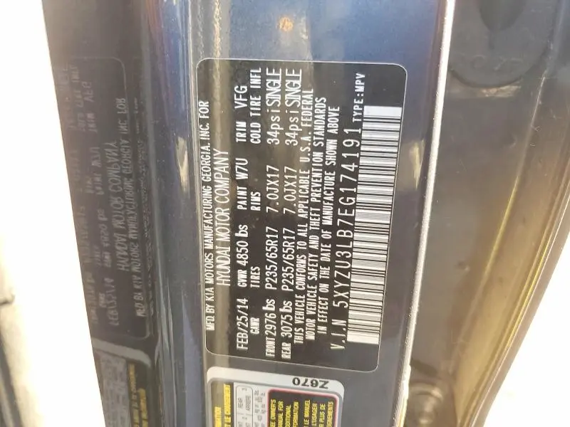 2014 HYUNDAI SANTA FE SPORT   