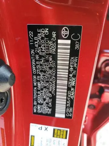 2023 TOYOTA GR COROLLA CORE  