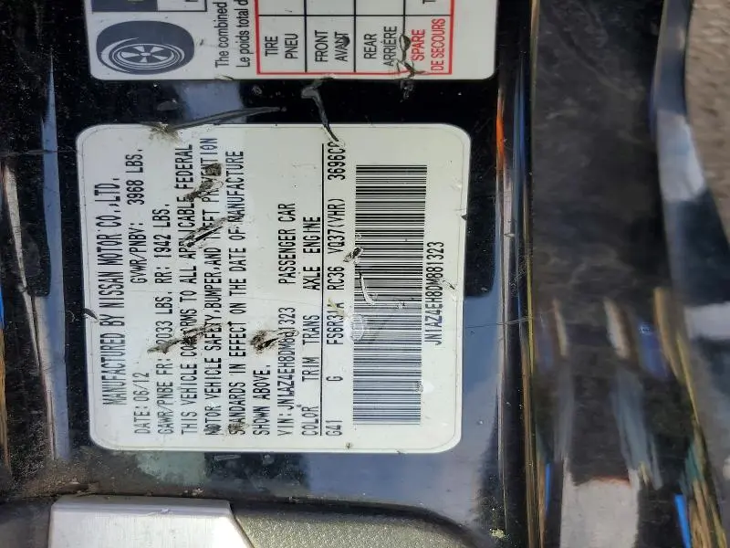 2013 NISSAN 370Z BASE  