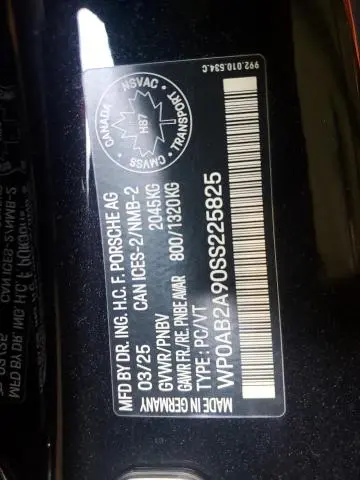 2025 PORSCHE 911 CARRERA GTS  