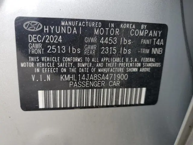 2025 HYUNDAI SONATA SEL  