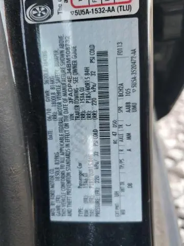 2011 FORD FIESTA SE  