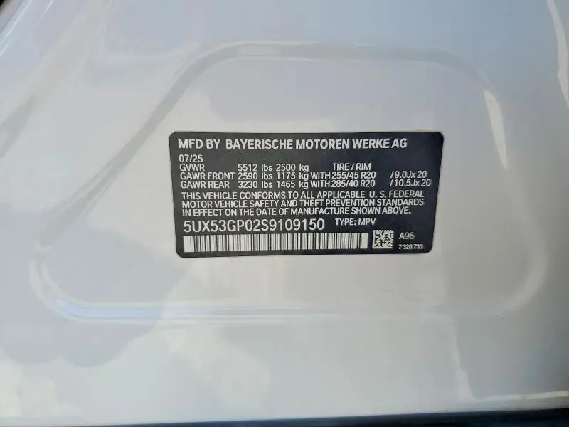 2025 BMW X3 30 XDRIVE  