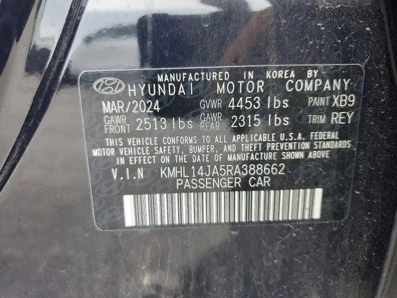 2024 HYUNDAI SONATA SEL  