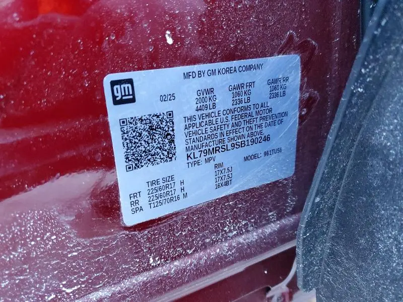 2025 CHEVROLET TRAILBLAZER LT  