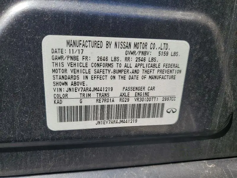 2018 INFINITI Q50 3.0T LUXE  