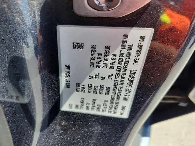 2022 TESLA MODEL 3   