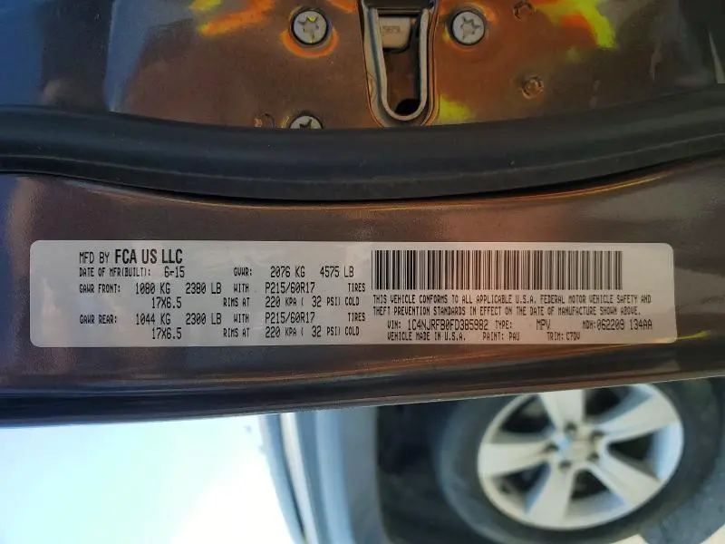 2015 JEEP PATRIOT LATITUDE  