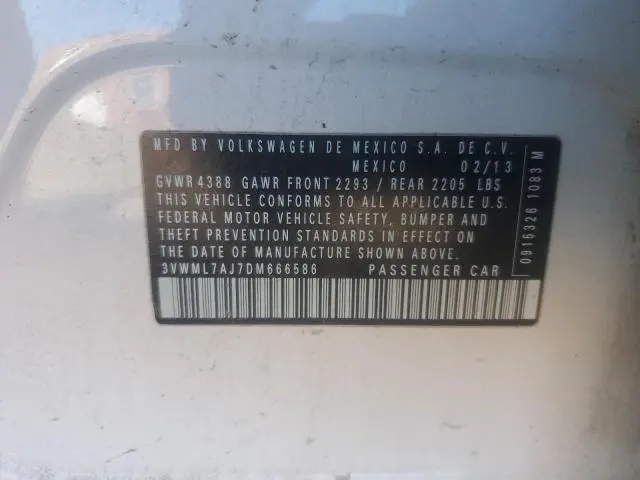 2013 VOLKSWAGEN JETTA TDI  