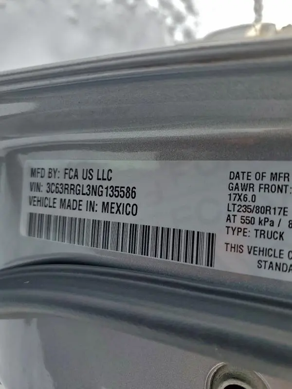 2022 RAM 3500 TRADESMAN  