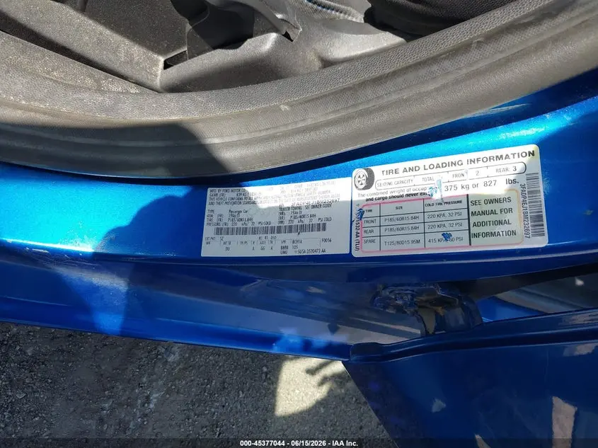 2011 FORD FIESTA SE