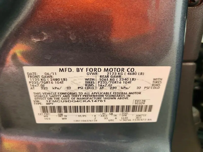 2012 FORD ESCAPE XLT  