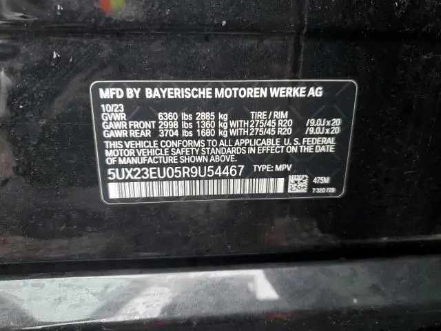 2024 BMW X5 XDRIVE40I  