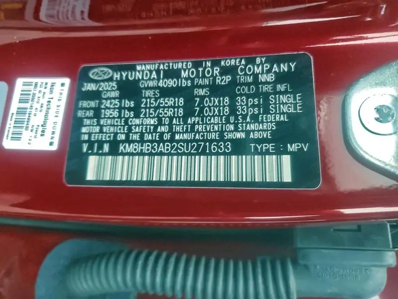 2025 HYUNDAI KONA SEL  