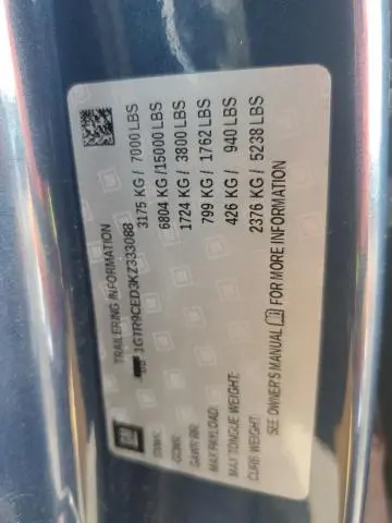 2019 GMC SIERRA K1500 ELEVATION  