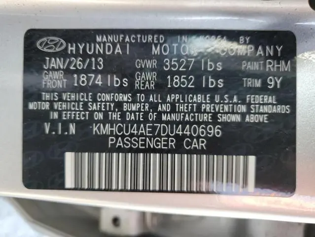 2013 HYUNDAI ACCENT GLS