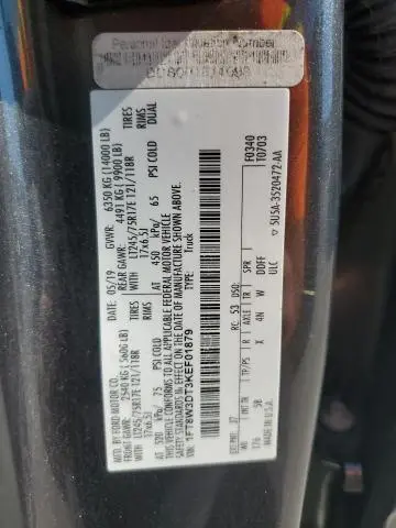 2019 FORD F350 SUPER DUTY  