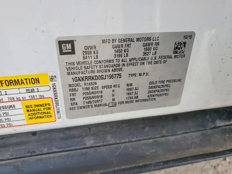 2016 GMC ACADIA SLT-1  