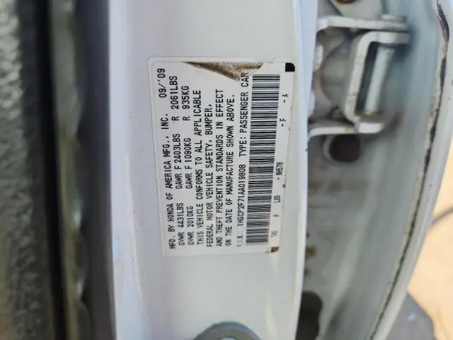 2010 HONDA ACCORD EX  