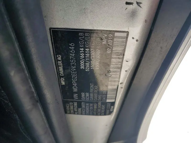 2019 MERCEDES-BENZ METRIS   